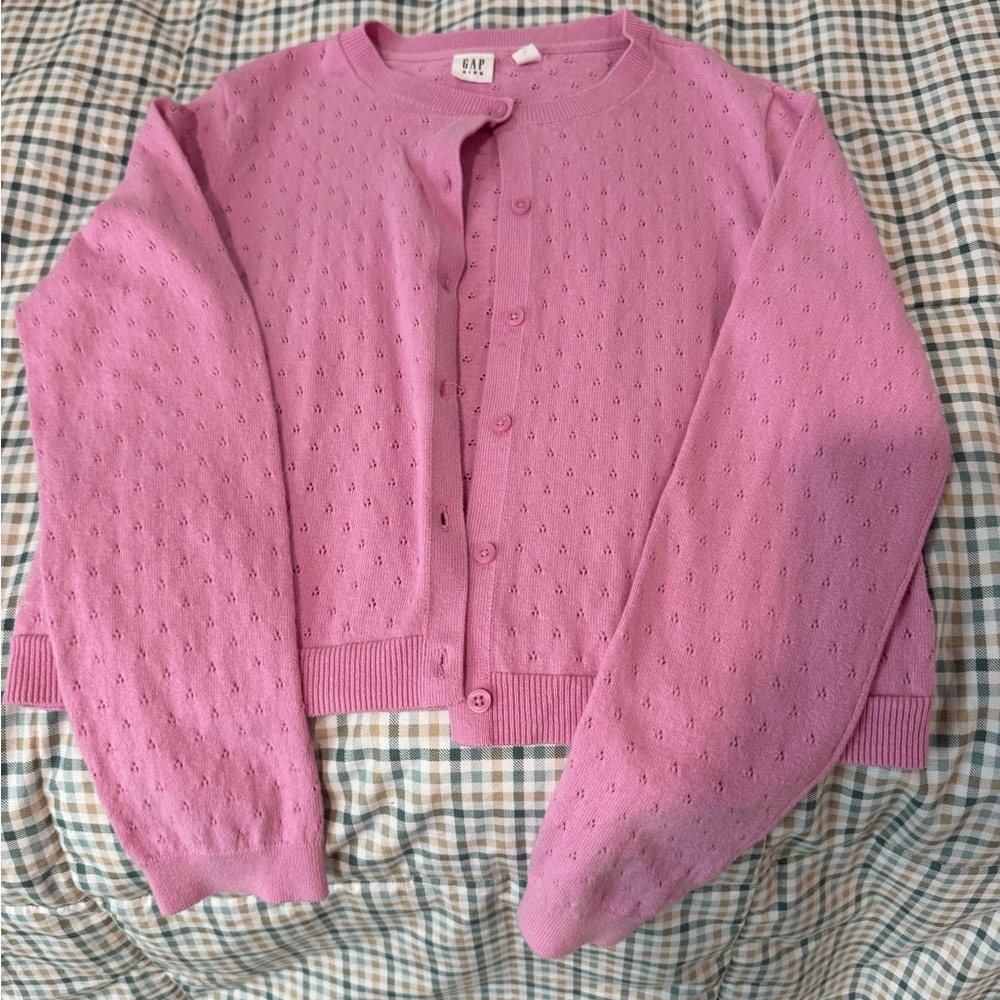 GAP Girl’s Pink Cardigan Sweater